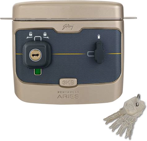 Godrej Altrix EXS+ Technology 2C Deadbolt Rim Lock Milano Bronze ...