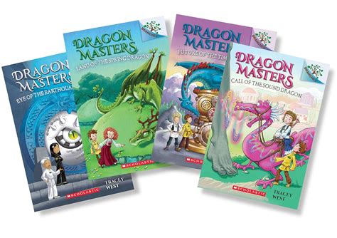 Dragon Masters Series Collection Set (Books 13 - 16): Tracey West ...