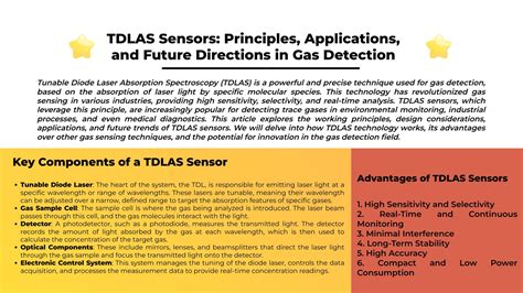 TDLAS Sensors: Principles, Applications, and Future Directions in Gas Detection - Sensor One ...
