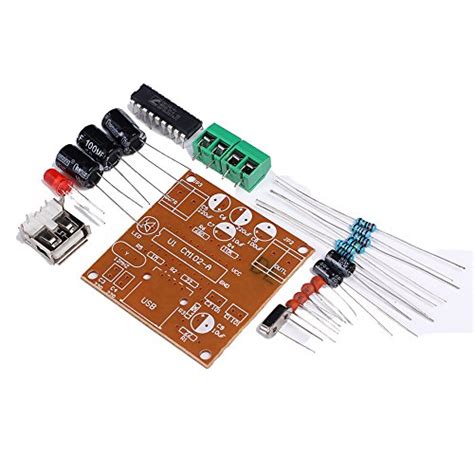 Buy Icstation DIY 2X0.5W Stereo Audio Amplifier Assemble Kit ...