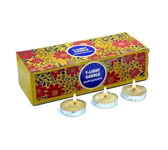 CraftVatika Tealight Candles Set of 50 for Home Decor, Unscented ...