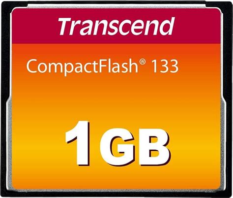 Transcend TS1GCF133 1GB 133x Compact Flash Card - Buy Transcend ...