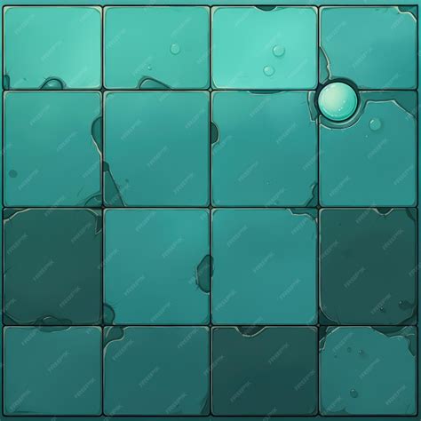 Square tile floor cel shading bold lines 2d texture | Premium AI ...