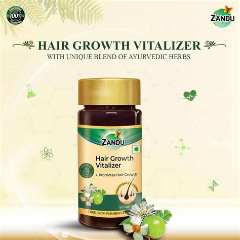 Buy Hair Growth Vitalizer - Ayurvedic Capsules for Hair Growth