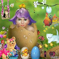 Image result for Happy Easter Baby Bunnies