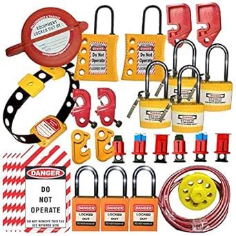 safety house loto Lockout Tagout Loto Kit-622 : Amazon.in: Industrial ...