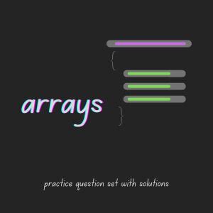 Processing of Arrays in Problem Solving 的图像结果