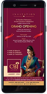 WhatsApp Invitation Design in Chennai | Custom WhatsApp Card Design in ...