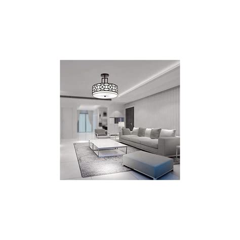 Buy RUNTOP Semi Flush Mount Ceiling Light, 3-Lights Modern Entry Light ...