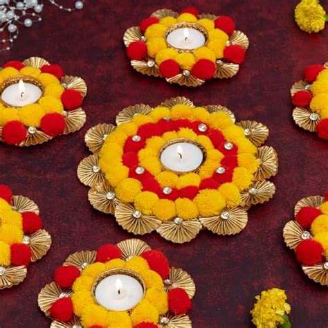 Buy Sanvatsar Home Decorative Rangoli Set of 7 Online at Low Prices in ...