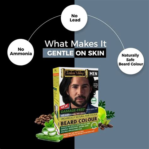 Buy Indus Valley Men Organically Natural Gel Natural Black 1.0 Hair ...