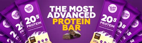 Yogabars 20g Protein Bars Chocolate Brownie | Pack of 6 | 6 x 70g ...