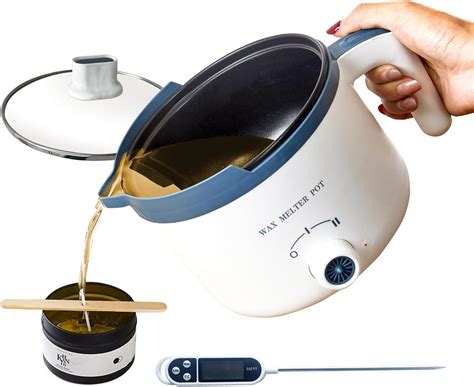 KQU Wax Melting Pot with Thermometer, Electric Wax India | Ubuy