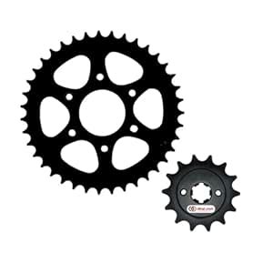 Drive Chain Front & Rear Sprocket Set for Pulsar NS200 / AS200 (BS3 ...