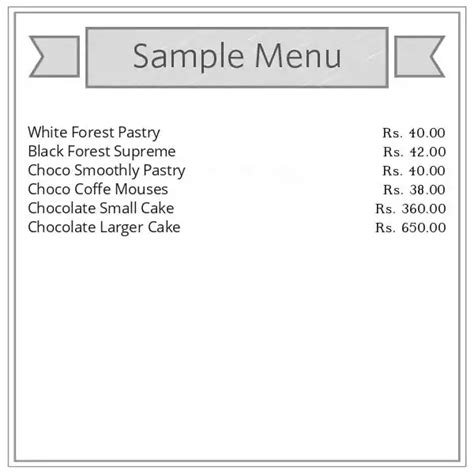 Menu at Mio Amore, Kolkata, 140, Room 2