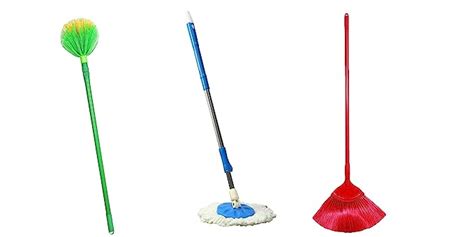 Gobhi Jala Stick Broom Brush for Home, Office, Kitchen Ceiling Cleaning ...