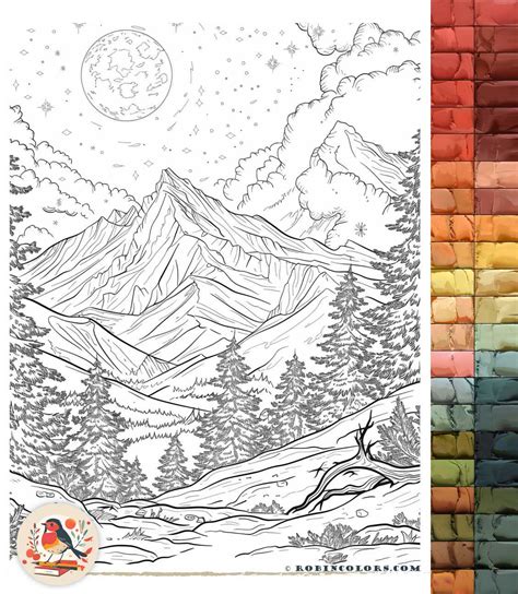 Nature Coloring Pages 的图像结果
