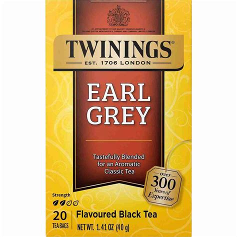 Twinings Earl Grey Black Tea - 20 bags - Send Me Tea