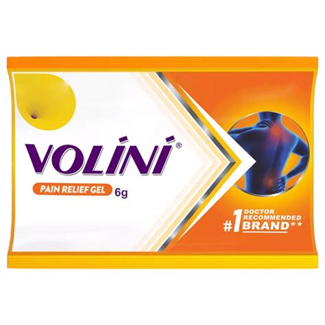 Buy Volini Pain Relief, Gel 6 gm | 19 Minutes Delivery | Apollo Pharmacy