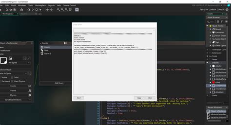 Help! my game just crashes and i don't understand why! : r/gamemaker