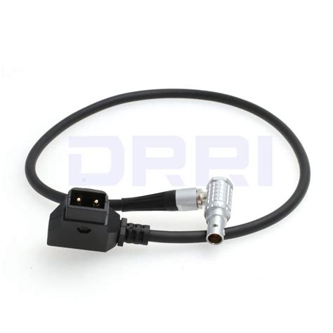 Buy DRRI 18" D-TAP to 0B 2pin Right Angle Male Power Cable for Teradek ...