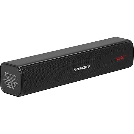 Zebronics ZEB-VITA Wireless Bluetooth 10W Portable Bar Speaker With ...