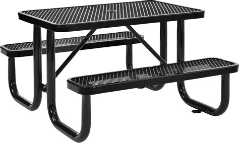 Buy Global Industrial 4 ft. Expanded Metal Rectangular Outdoor Steel ...
