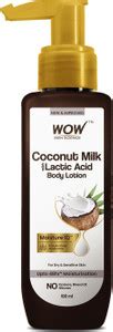 WOW SKIN SCIENCE Coconut Milk and Argan Oil Body lotion - Price in ...