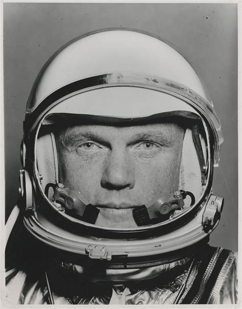 Portrait of the first American in orbit John Glenn [Large Format ...