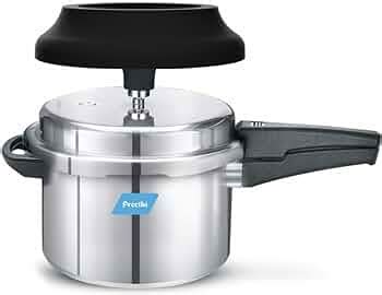 Preethi Aluminium Outer Lid 5 Litre Pressure Cooker with Spill Splash ...