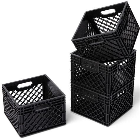 Mini Storage Crates - Small Stackable Baskets/Colorful Bins/Plastic ...