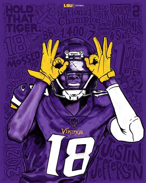 Justin Jefferson Drawing