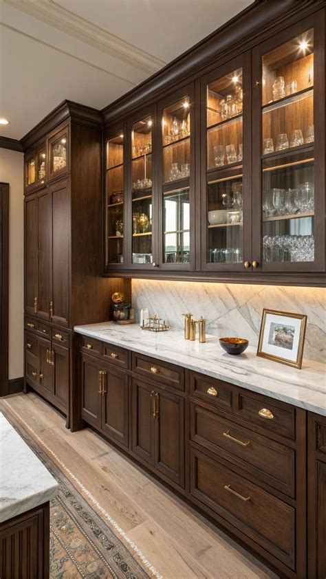 Brown cabinets kitchen – Artofit
