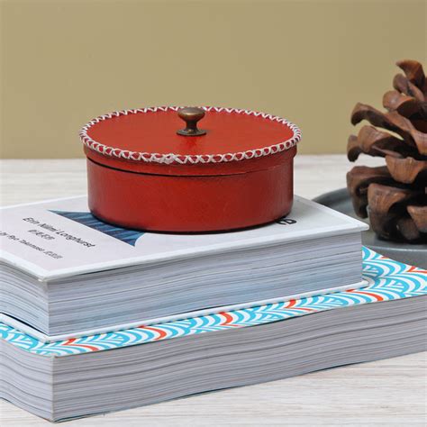Three Sixty Scented Candle in Metal tin with lid and genuine leather ...