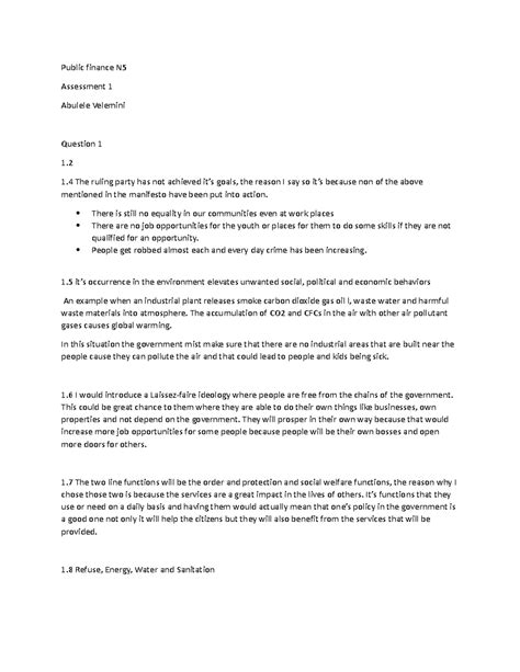 Image result for Public Finance N5 Online Learning Module One