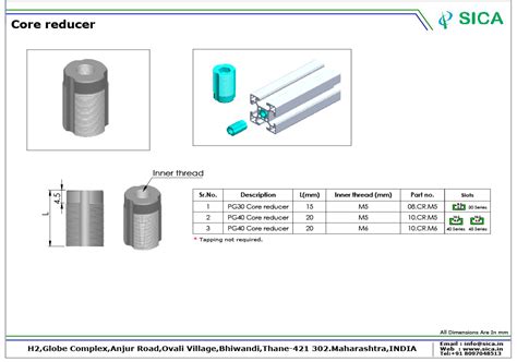 Connecting Elements | Sica - Factory Automation and Commercial Application