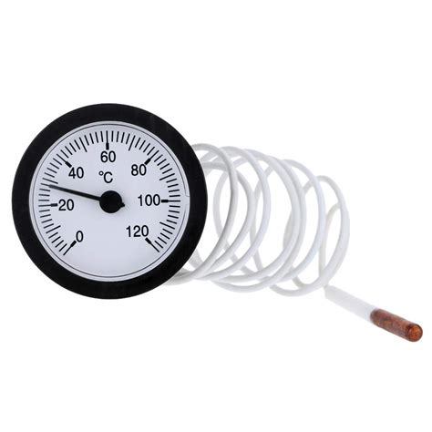 Buy Koueja101 Thermometer Dial Thermometer Capillary Temperature Gauge ...