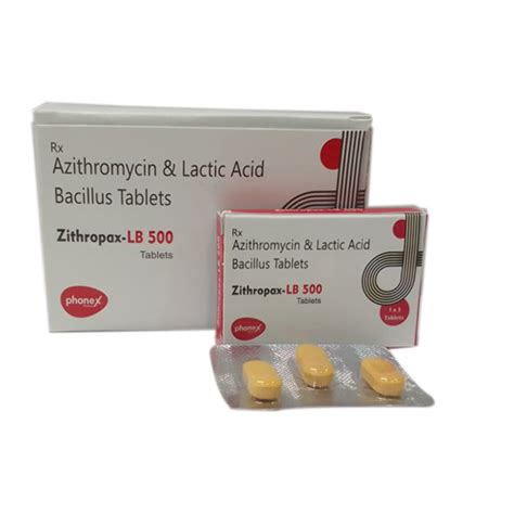 ZITHROPAX-LB 500 Tablets Lumaire Labs Pvt. Ltd.