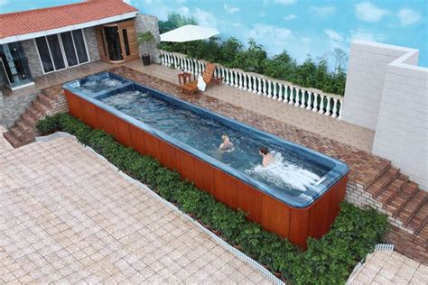 宁夏大型亚克力室内泳池拼装钢板池钢结构月子会所游泳池
