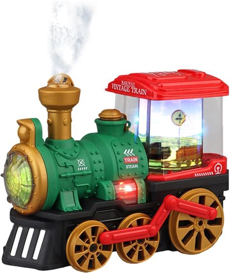 Buy NISHCHAY Enterprise Kids Electric Train Toy with Smoke, Light ...