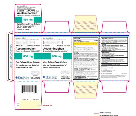 Acetaminophen Extended-Release Tablets, USP 650mg