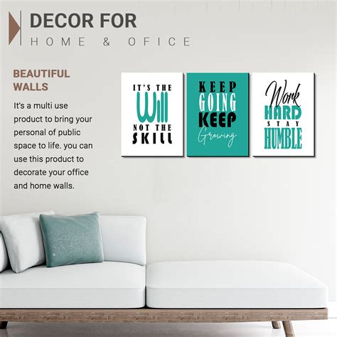 Motivational Quote Panels for Home and Office Decor - Quotes Art for L ...