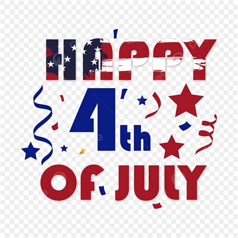 Happy 4th Of July Clipart Vector, Happy 4th Of July Celebration ...