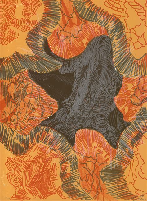 Per Kirkeby Print Lithograph Ohne Titel For Sale I ARTEDIO