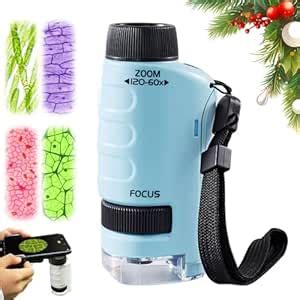 Pocket Microscope for Kids, 2026 New Educational Mini Microscope ...