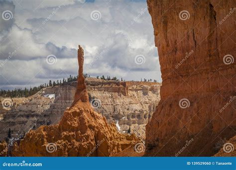 Thor`s Hammer in Bryce Canyon Stock Photo - Image of fall, outlook ...
