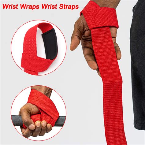 Wrist Wraps Wrist Straps For Weightlifting Cross Training Lift Straps ...