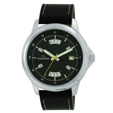 Maxima ATTIVO Men Black Dial Analogue Watch - 58590LMGI