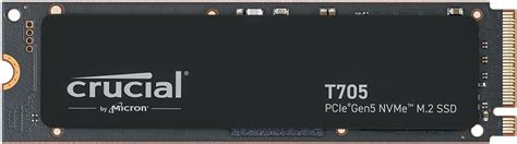 Crucial T705 PCIE GEN5 NVME M.2 Up to 13,600 MB/s - Game Ready - Inter ...