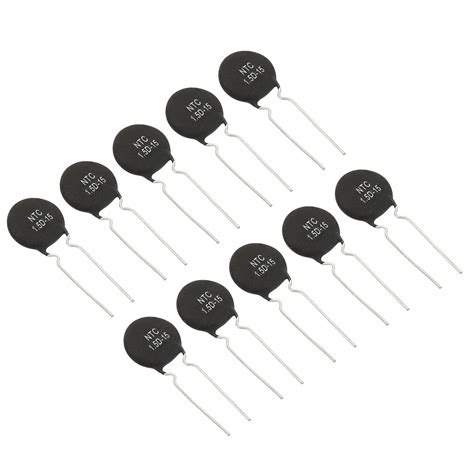 PATIKIL NTC Thermistors Resistors, 10Pcs 1.5 Ohm NTC 1.5 D-15 High ...